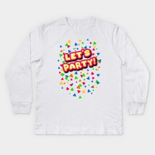 Five Nights at Freddy's - Let's Party - Toy Chica Kids Long Sleeve T-Shirt